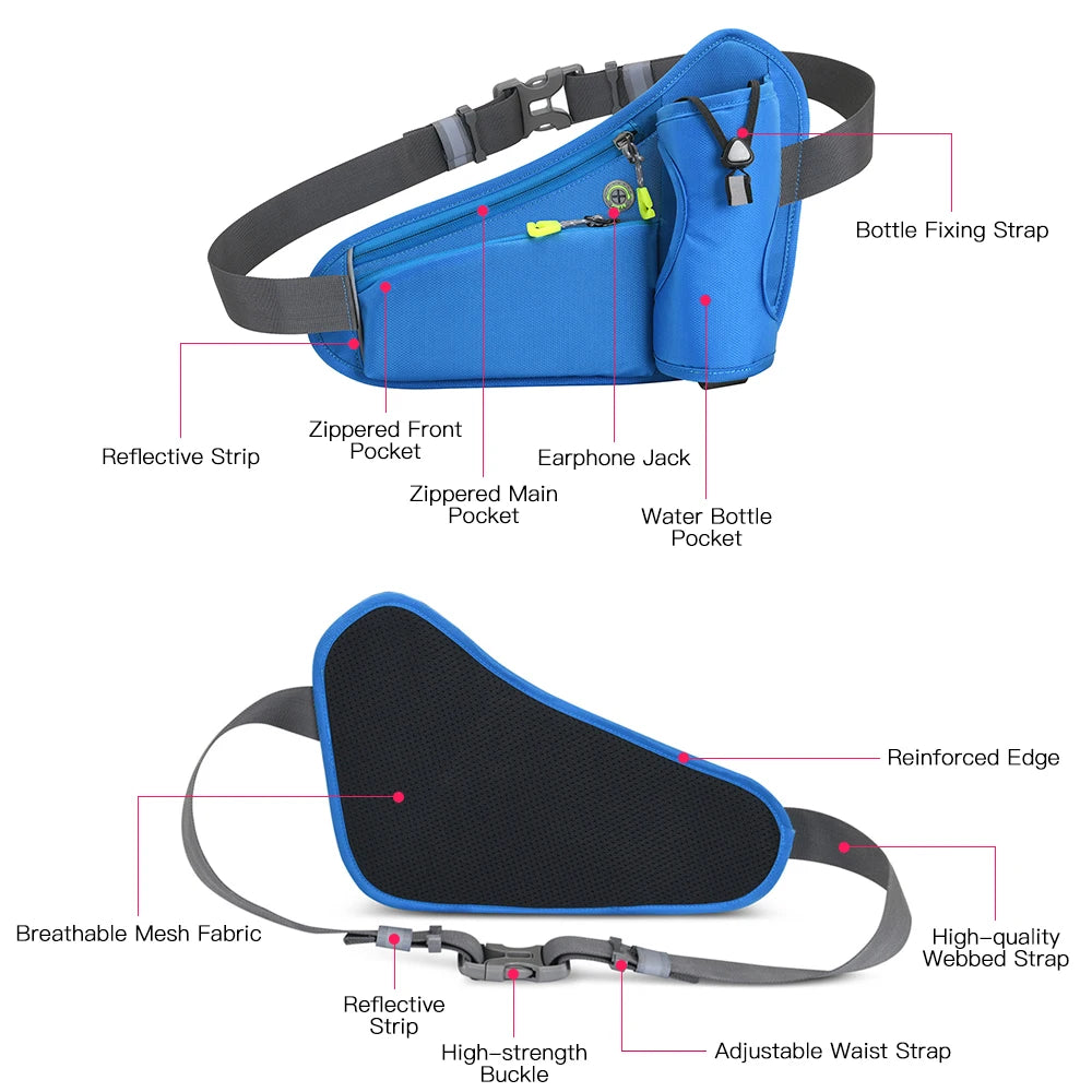 Sports Hydration Belt Bag - MadV Designs