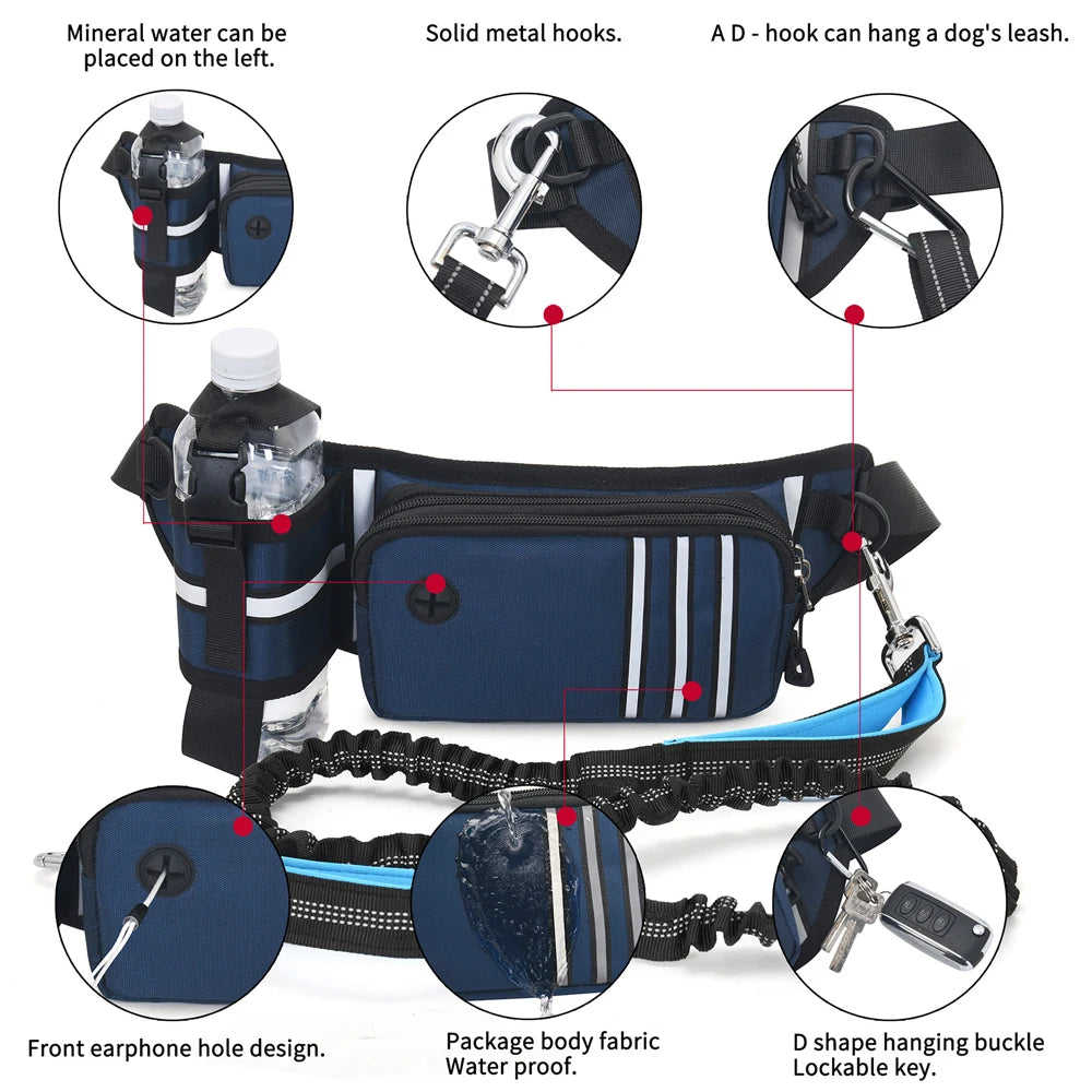 Hands-Free Dog Leash & Waist Bag - MadV Designs