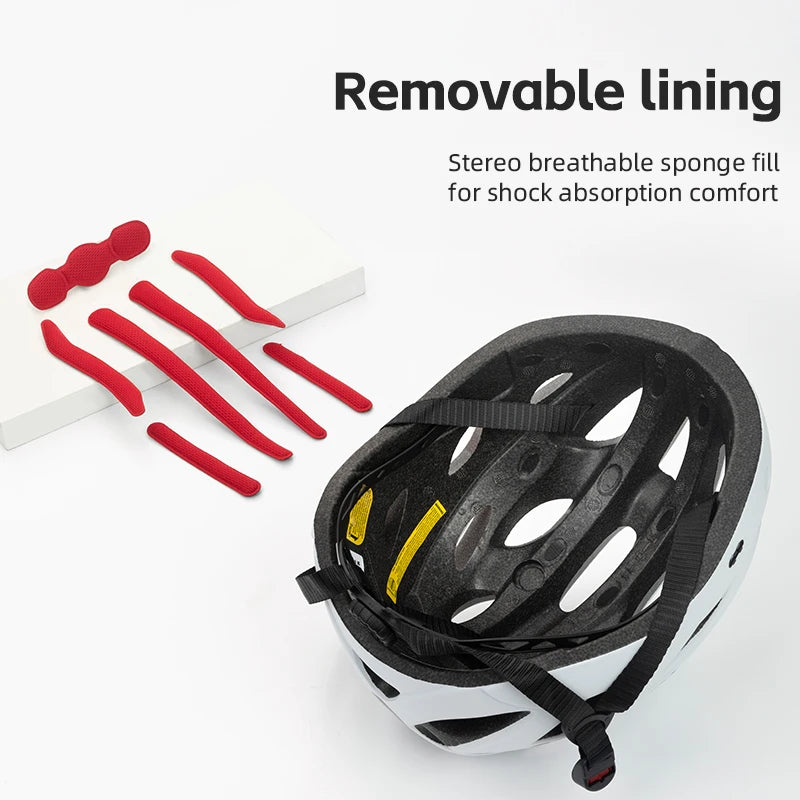 ROCKBROS Cycling Helmet Lightweight Integrated Helmet Head Protection Safety Helmet With Goggles Men Women MTB Road Bike Helmet - MadV Designs
