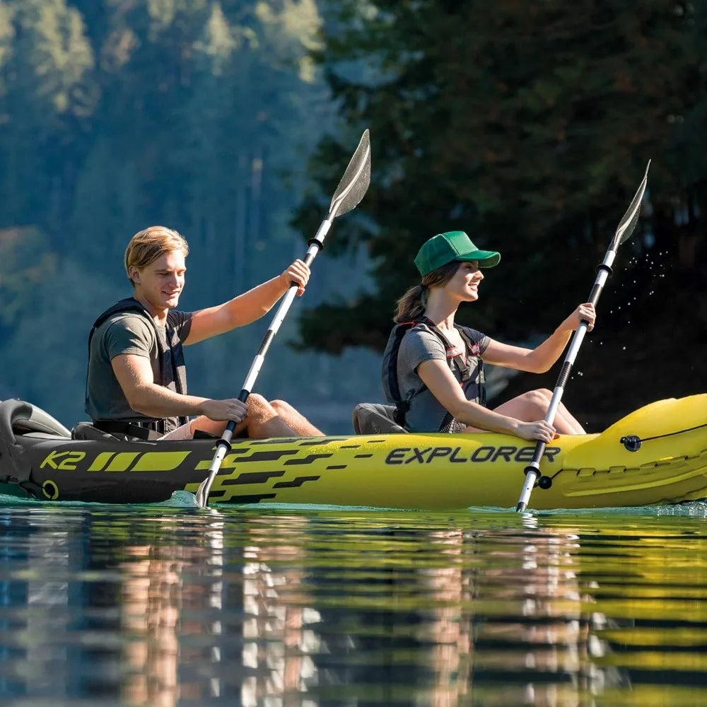 Kayak Paddle Ribbed Spoon Shaped Blades - MadV Designs