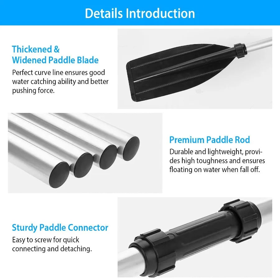 Aluminum Alloy Detachable Canoe Paddle - MadV Designs