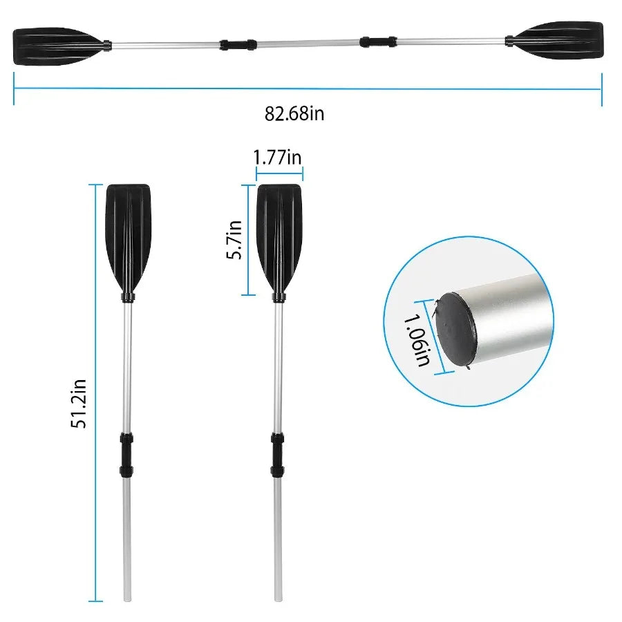 Aluminum Alloy Detachable Canoe Paddle - MadV Designs
