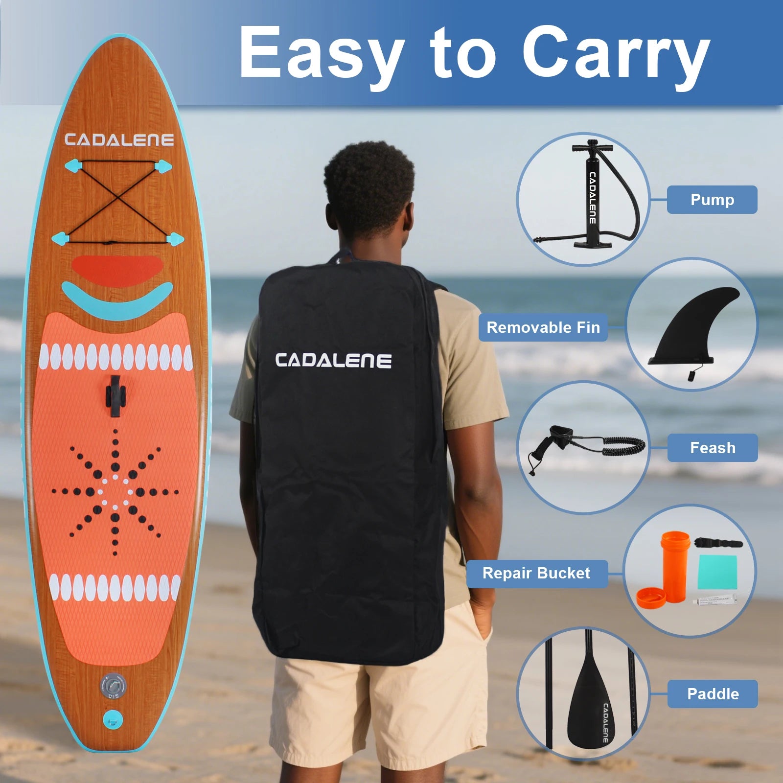 10' Inflatable Stand Up Paddle Board - MadV Designs