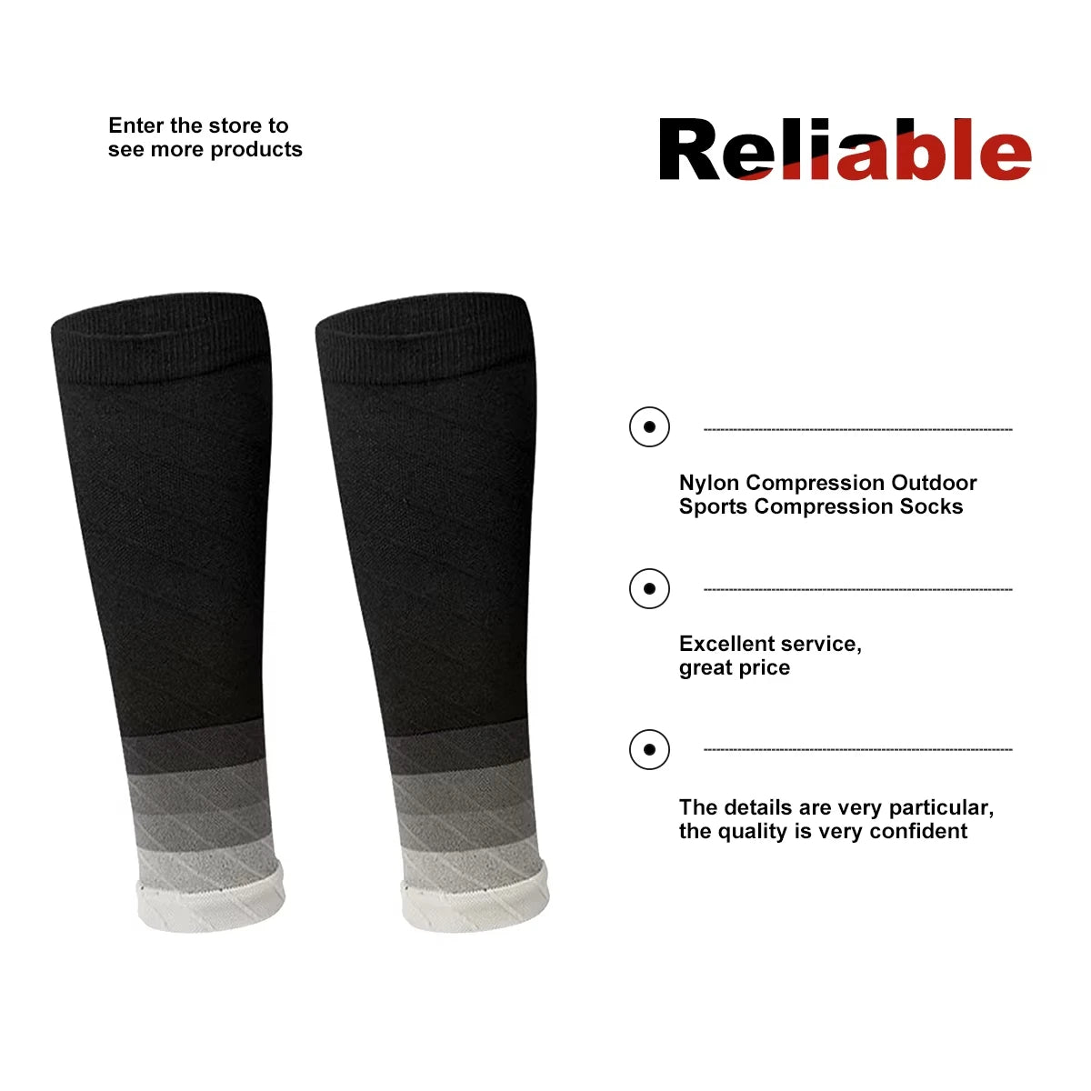 Calf Compression Sleeves 20-30Mmhg - MadV Designs