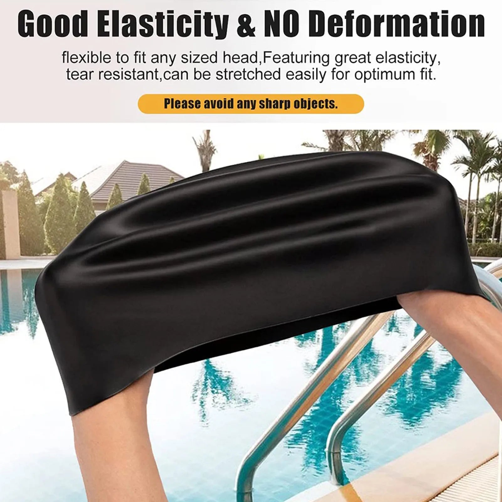 Silicone Waterproof Swimming Hat - MadV Designs