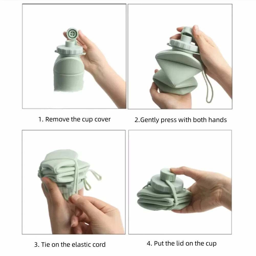 600ml Silicone Folding Bottle - MadV Designs