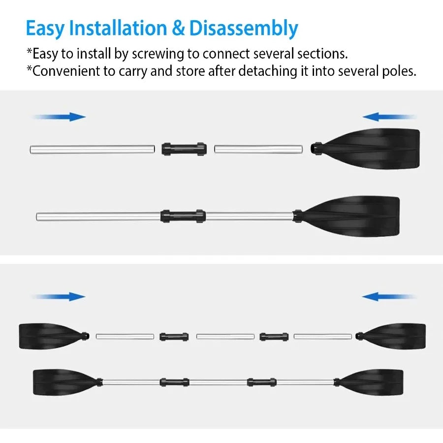 Aluminum Alloy Detachable Canoe Paddle - MadV Designs