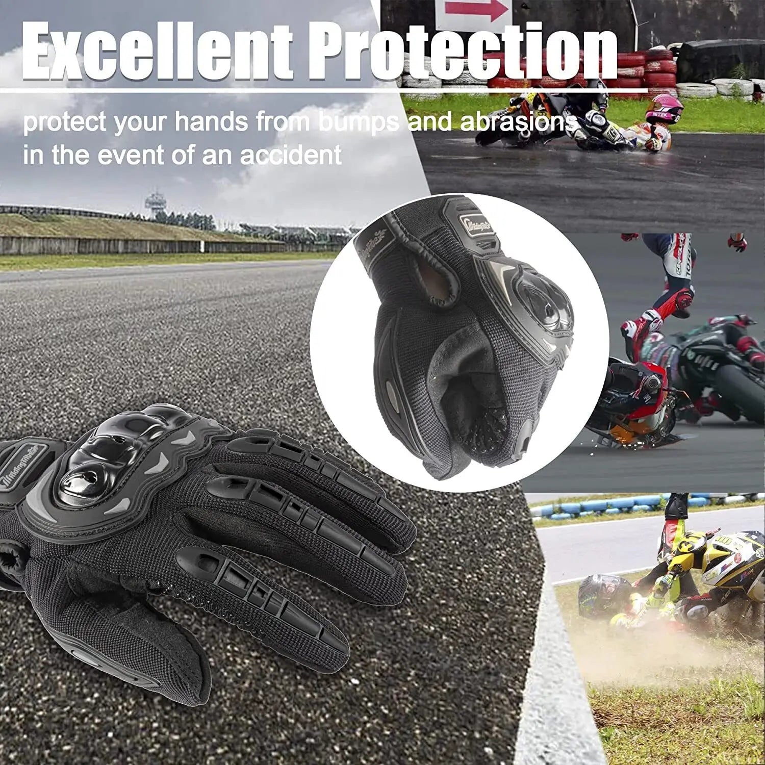 Motorcycle Gloves Full Finger Touchscreen - MadV Designs