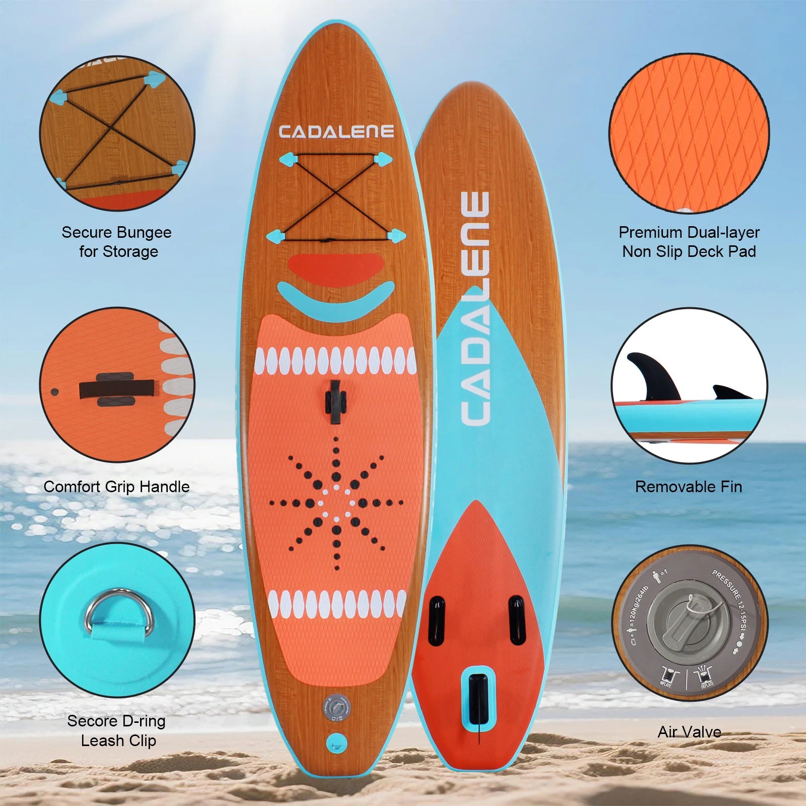 10' Inflatable Stand Up Paddle Board - MadV Designs