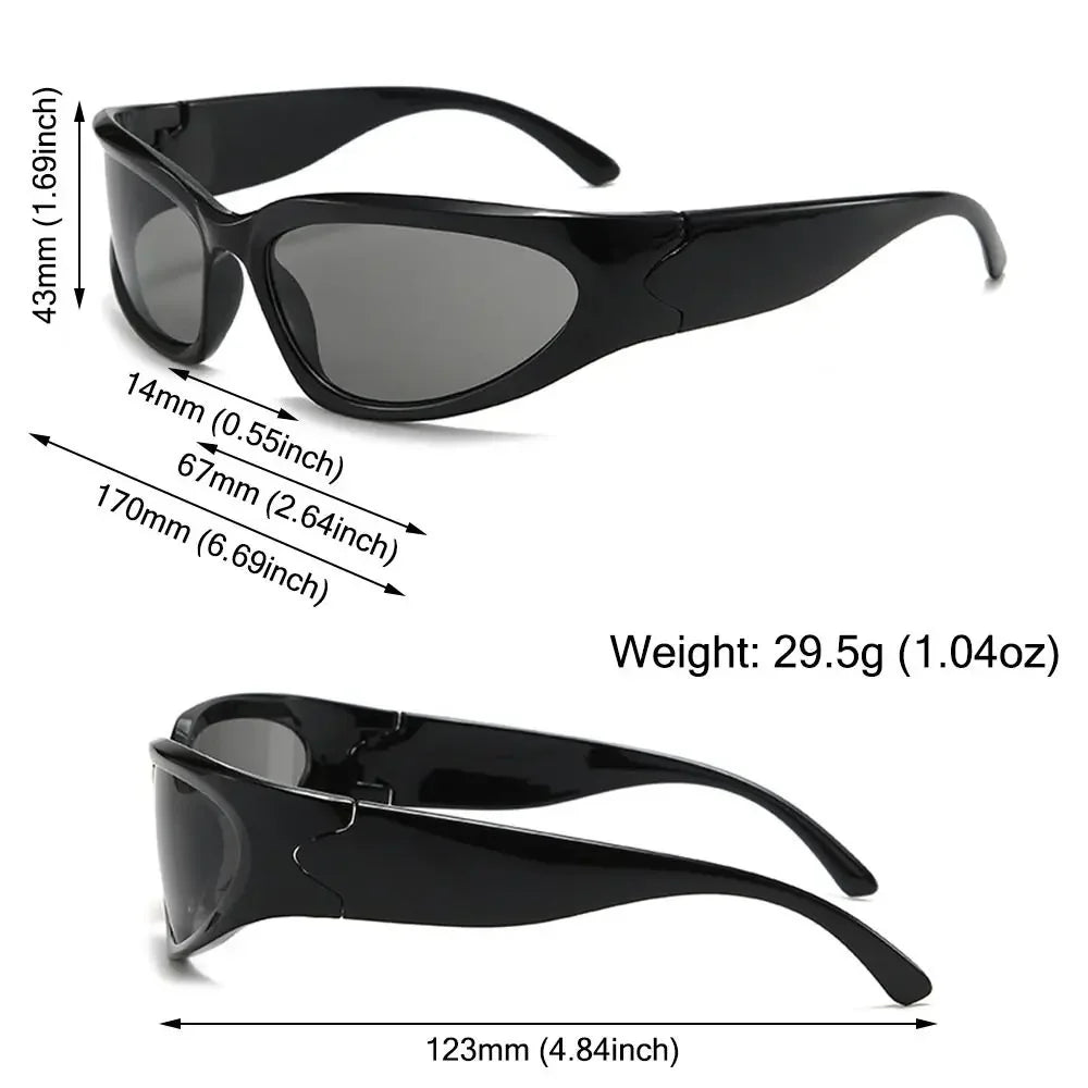 Trendy Y2K Cycling Sunglasses - MadV Designs