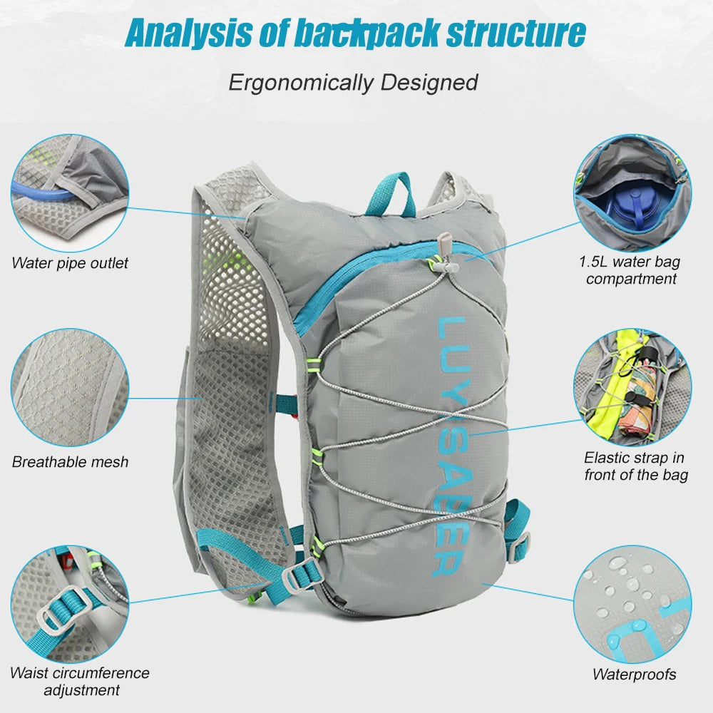 Light weight Hydration Vest for Running - MadV Designs