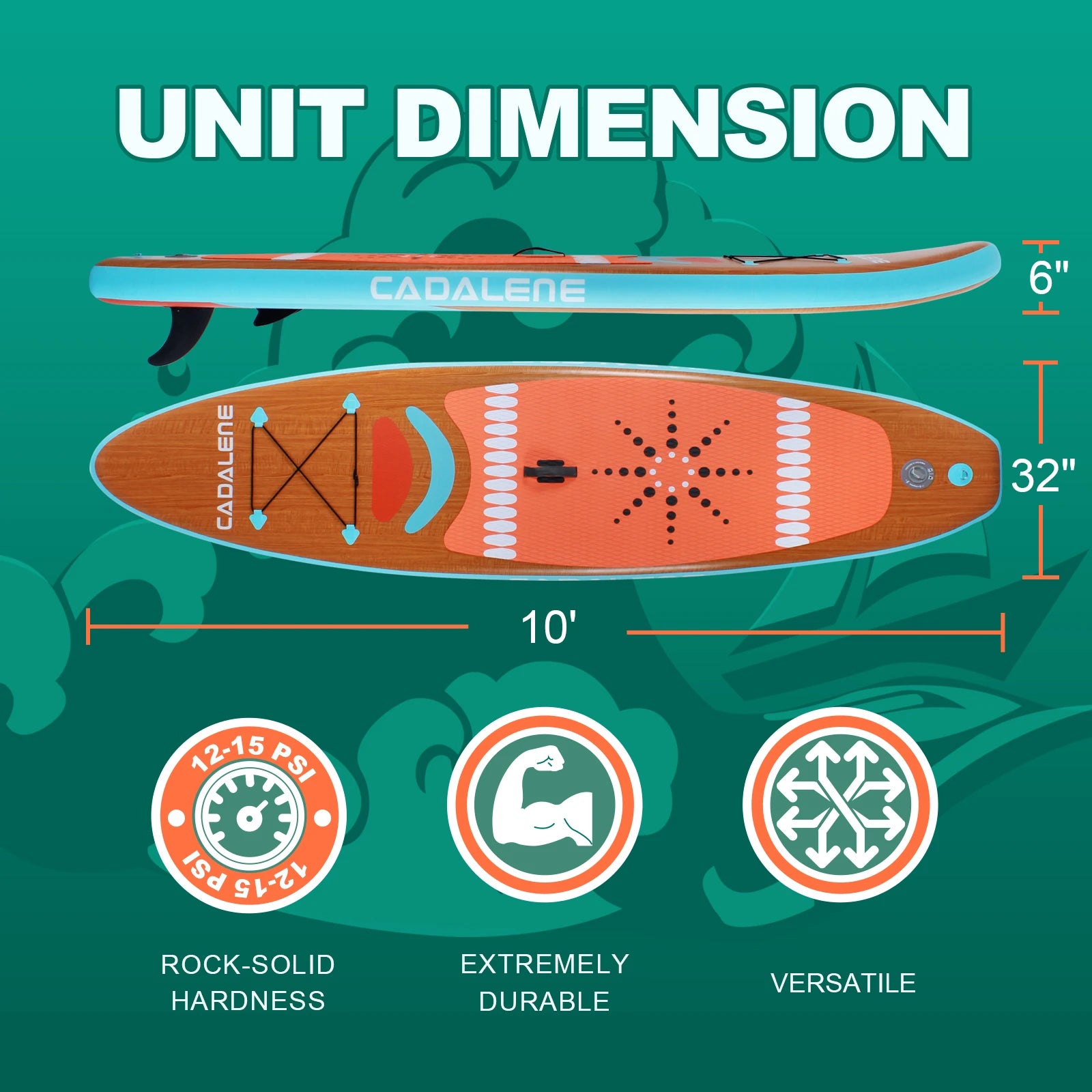 10' Inflatable Stand Up Paddle Board - MadV Designs