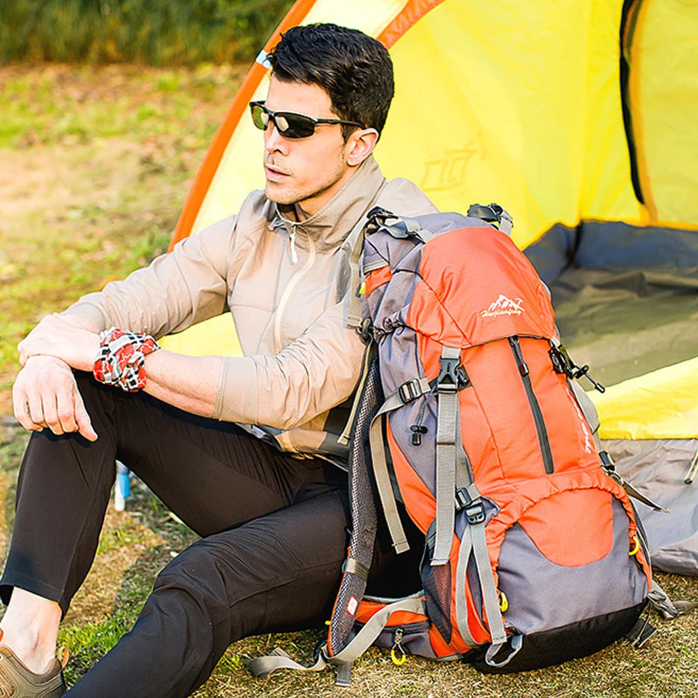 50L Lightweight Water-Resistant Hiking Backpack - MadV Designs
