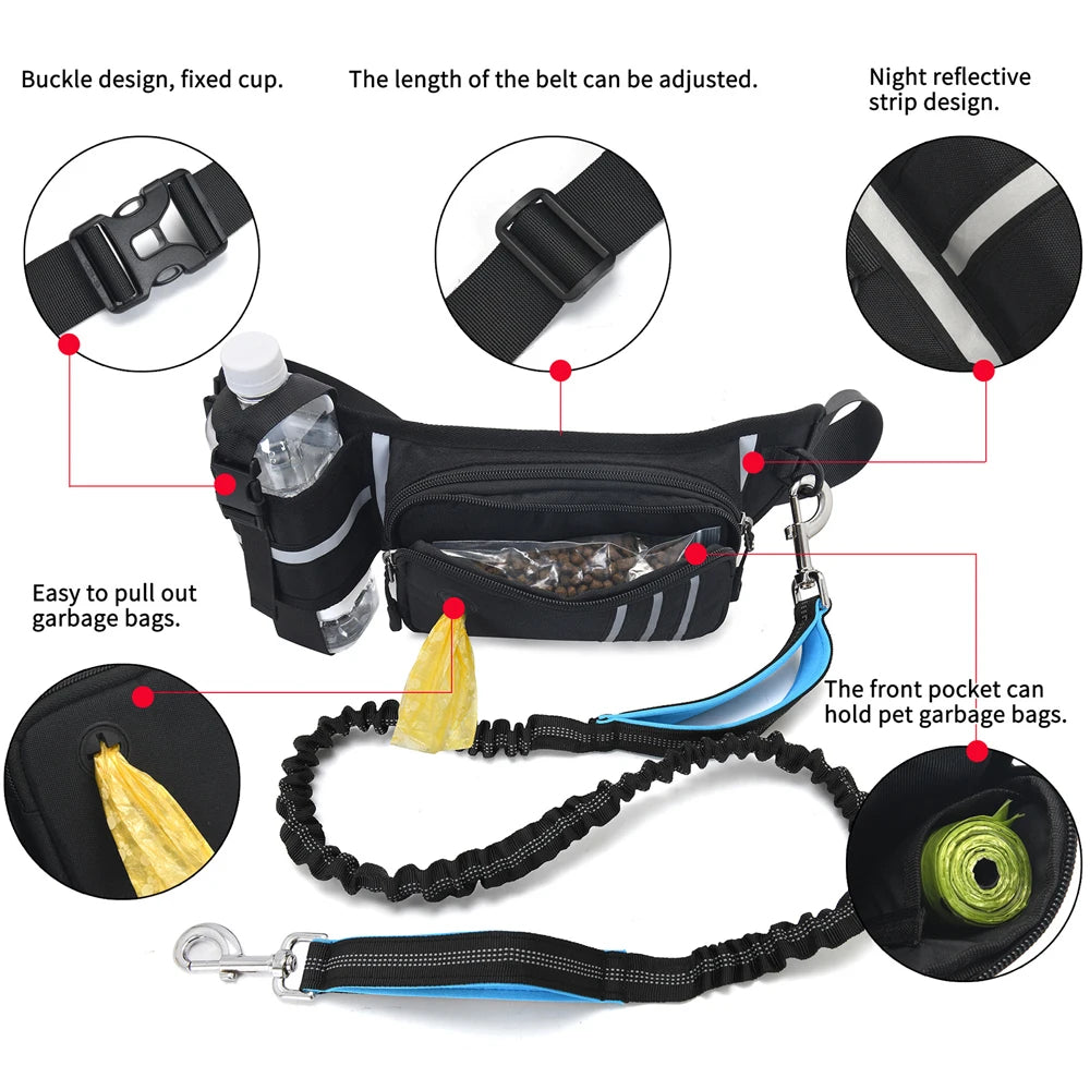 Hands-Free Dog Leash & Waist Bag - MadV Designs