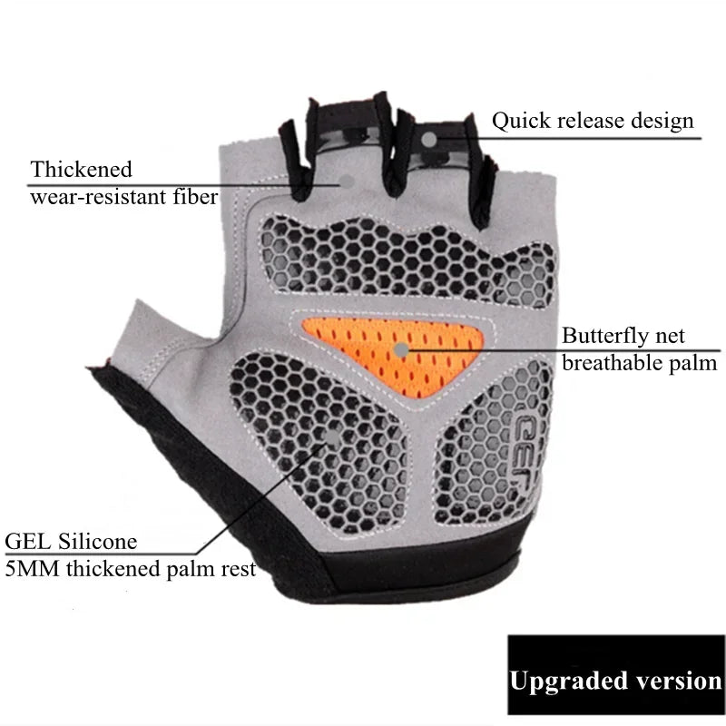 Anti-slip MTB Fingerless Gloves - MadV Designs