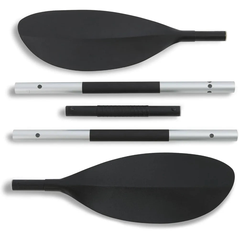 Kayak Paddle Ribbed Spoon Shaped Blades - MadV Designs
