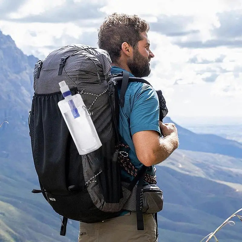 Foldable Water Bottle With Filter Purifier - MadV Designs