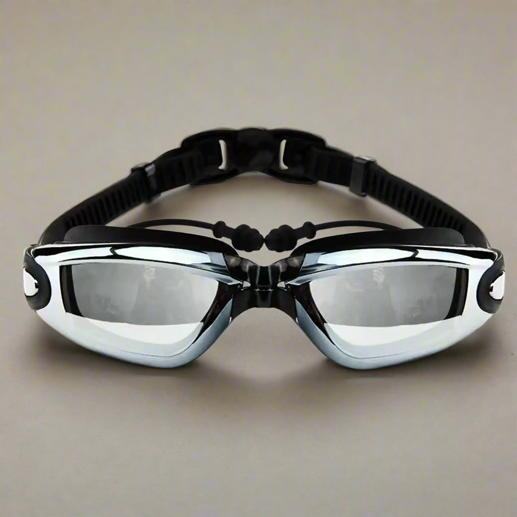 High-Quality Black Swim Goggles for Adults - MadV Designs