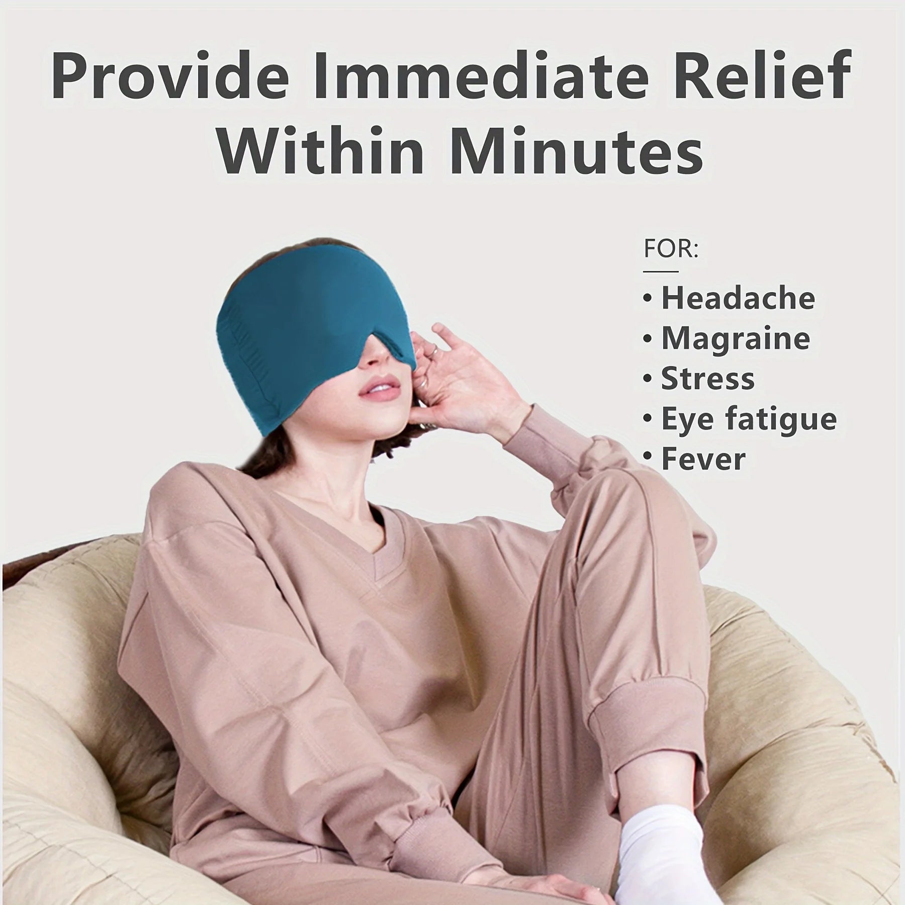 Ice Pack Headache Relief - MadV Designs