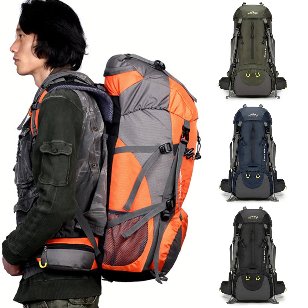 50L Lightweight Water-Resistant Hiking Backpack - MadV Designs