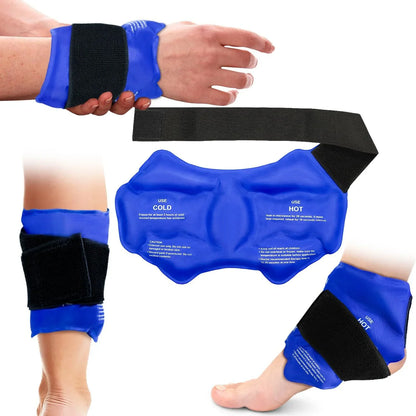 Ankle Brace Ice Pack Wrap For Injuries - MadV Designs