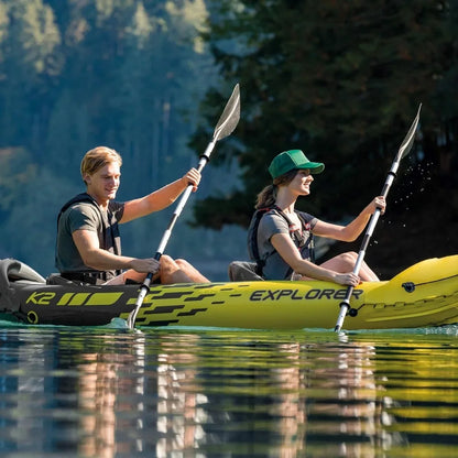 Kayak Paddle Ribbed Spoon Shaped Blades - MadV Designs