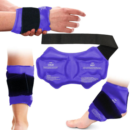Ankle Brace Ice Pack Wrap For Injuries - MadV Designs