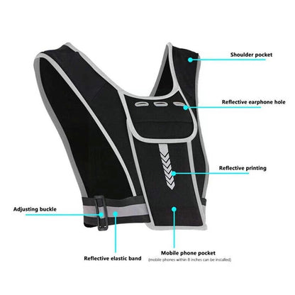 Lightweight Reflective Running Vest - MadV Designs