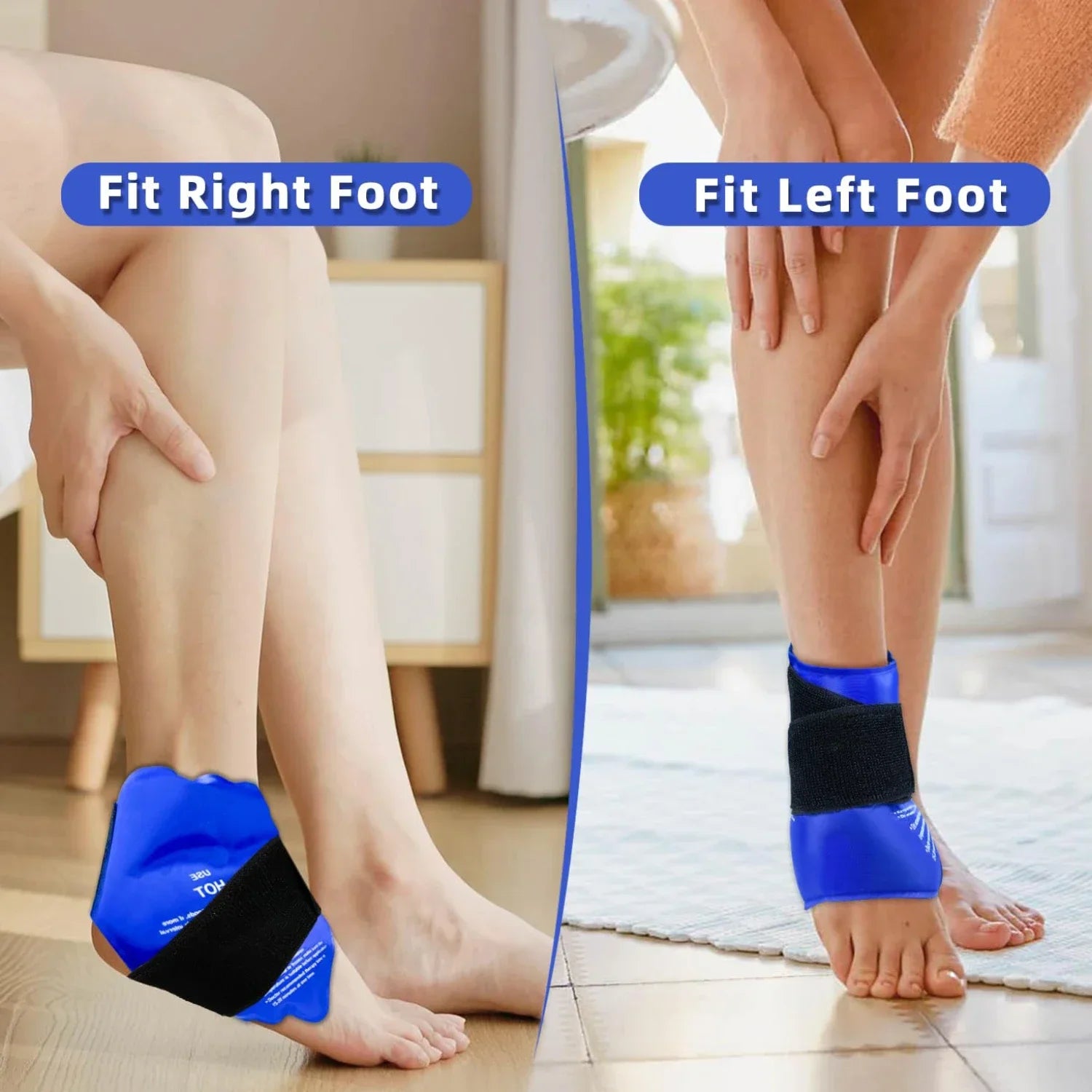 Ankle Brace Ice Pack Wrap For Injuries - MadV Designs