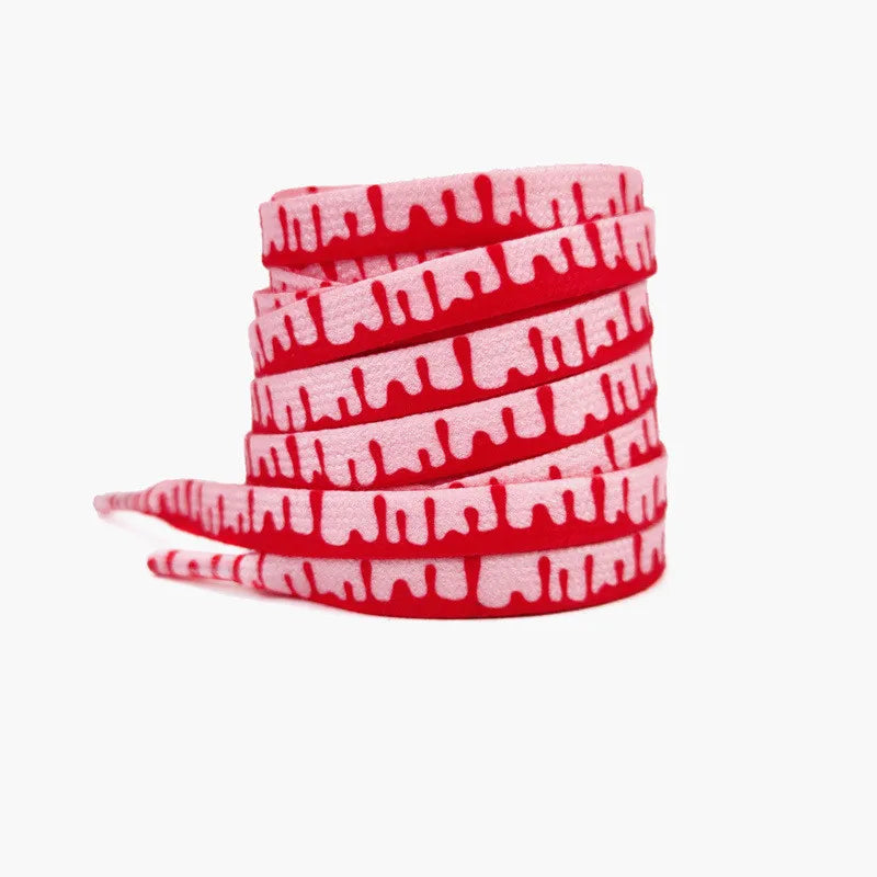 Rainbow ice Cream Flat Shoelace Elastic - MadV Designs