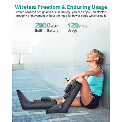 Foot Air Pressure Leg Massager with Heat - MadV Designs
