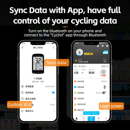 Bicycle Computer GPS 5.0 ANT Bluetooth - MadV Designs