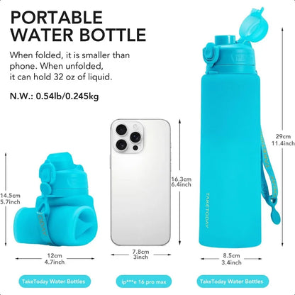 Collapsible Water Bottles 32oz - MadV Designs