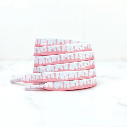 Rainbow ice Cream Flat Shoelace Elastic - MadV Designs
