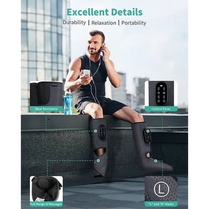 Foot Air Pressure Leg Massager with Heat - MadV Designs