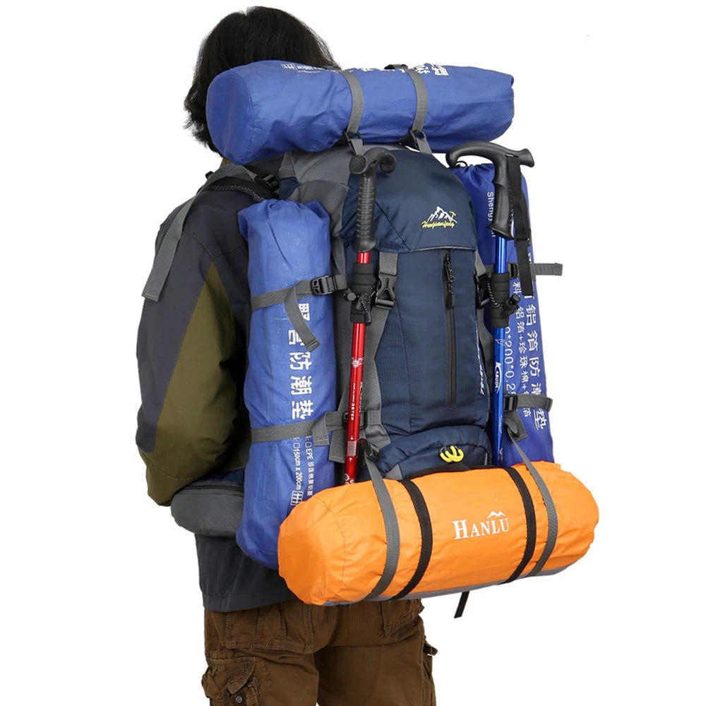50L Lightweight Water-Resistant Hiking Backpack - MadV Designs