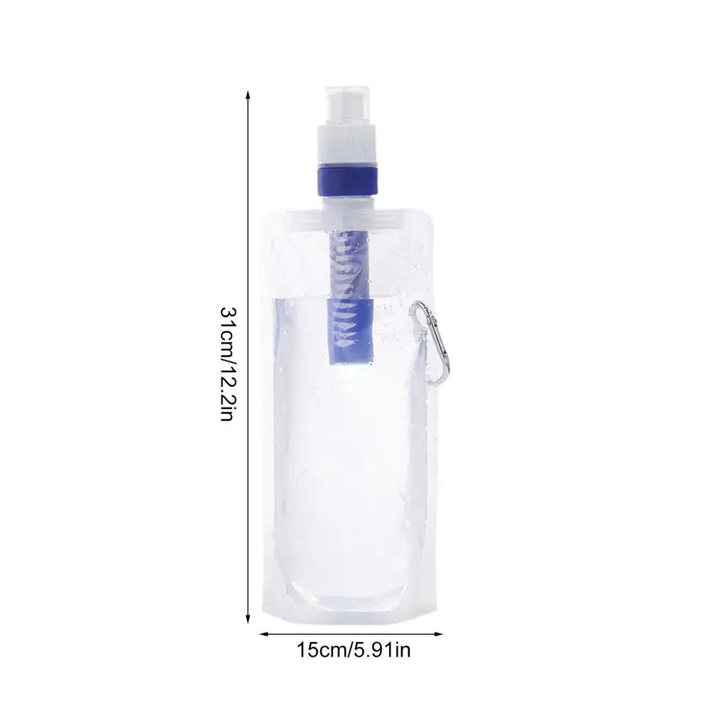 Foldable Water Bottle With Filter Purifier - MadV Designs
