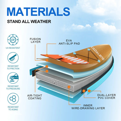 10' Inflatable Stand Up Paddle Board - MadV Designs