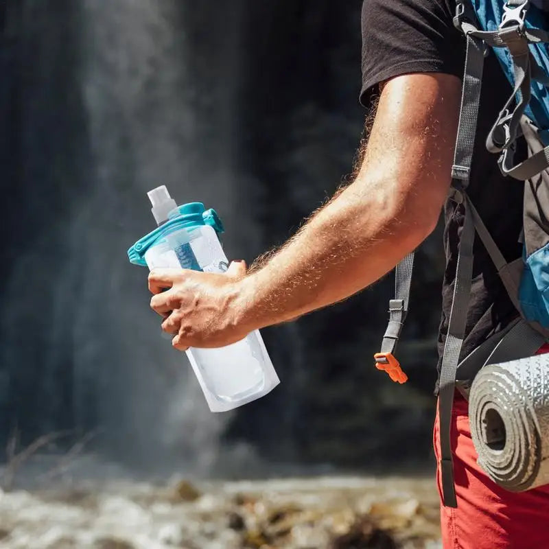 Foldable Water Bottle With Filter Purifier - MadV Designs