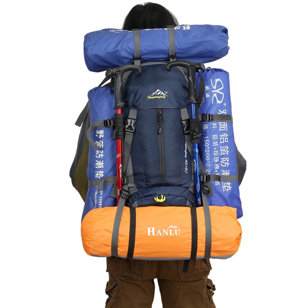 50L Lightweight Water-Resistant Hiking Backpack - MadV Designs