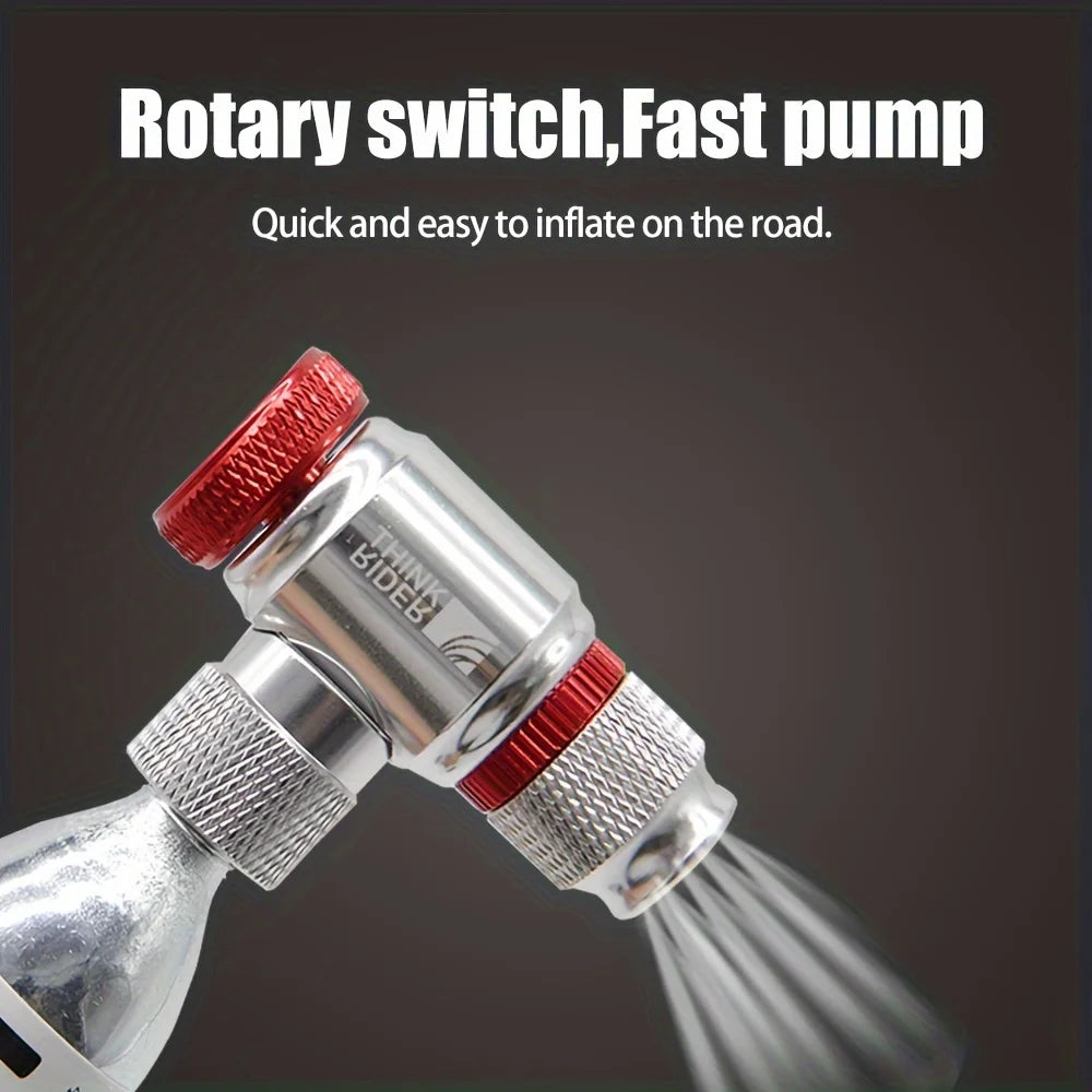 CO2 Pump For Bicycle Schrader - MadV Designs