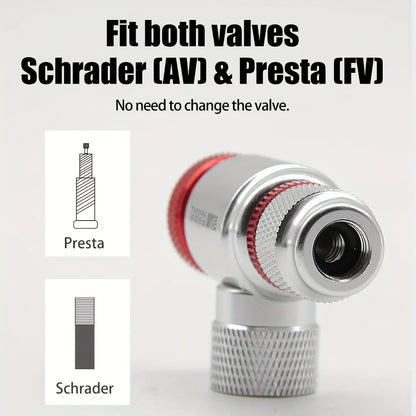 CO2 Pump For Bicycle Schrader - MadV Designs