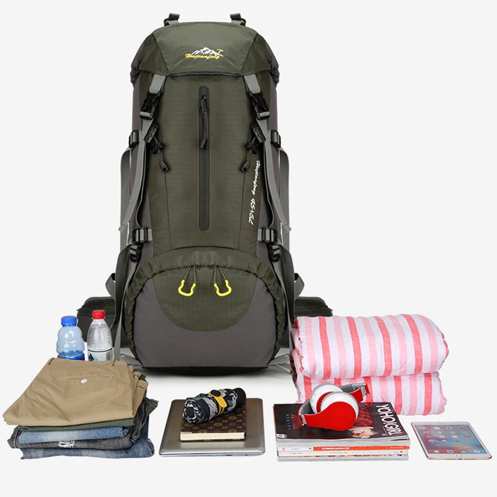 50L Lightweight Water-Resistant Hiking Backpack - MadV Designs