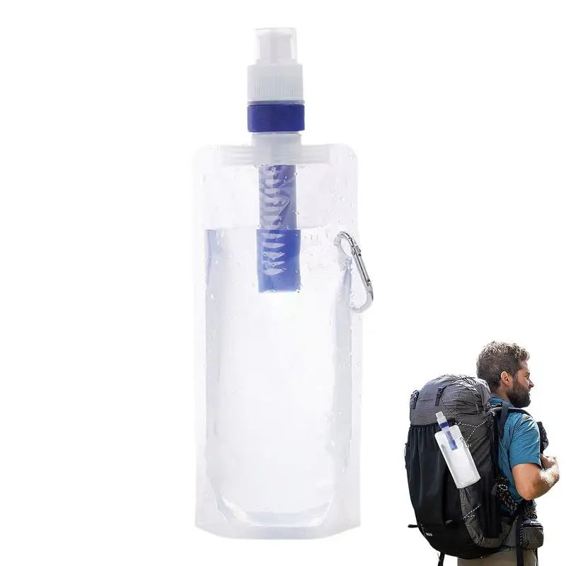 Foldable Water Bottle With Filter Purifier - MadV Designs