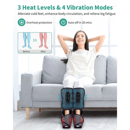 Foot Air Pressure Leg Massager with Heat - MadV Designs