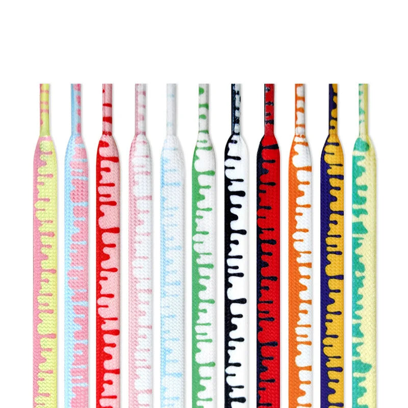 Rainbow ice Cream Flat Shoelace Elastic - MadV Designs